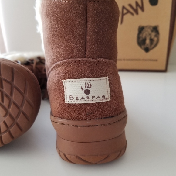 NWOT BearPaw shearling suede boots - Picture 6 of 10